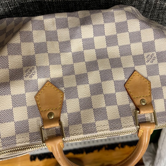 Louis Vuitton Damier Azur Speedy 30 w/ Dust Bag - Picture 8 of 11